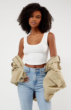 Tina Cropped Tank Top image number 1