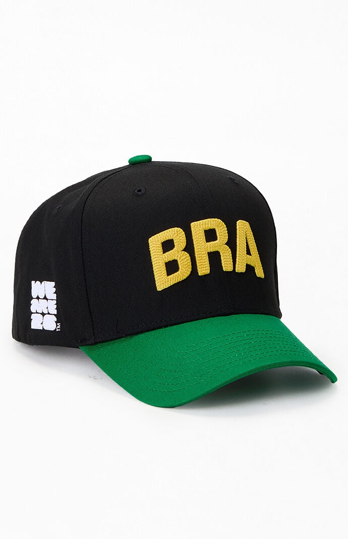 FIFA Embroidered Brazil Pro Crown Snapback Hat