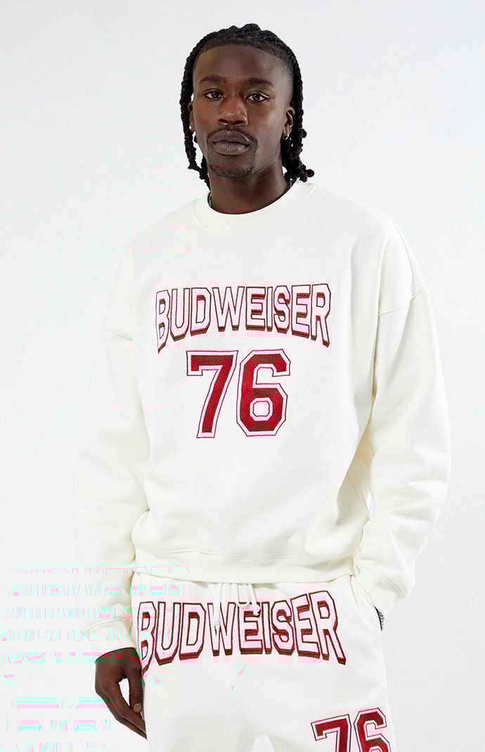 Budweiser By PacSun Ace Crew Neck Sweatshirt PacSun