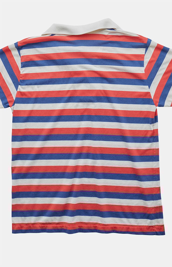 PS VINTAGE '80s Striped Polo Top