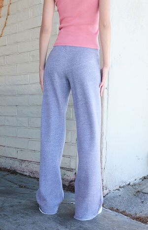Light Gray Hilary Yoga Baggy Sweatpants image number 4