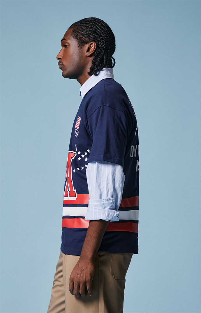 Olympics Navy Milano Cortina Team USA Dream Jersey T-Shirt