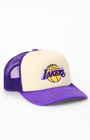 LA Lakers Vintage Block Trucker Hat image number 1