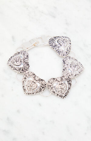 Etched Heart Bracelet image number 2