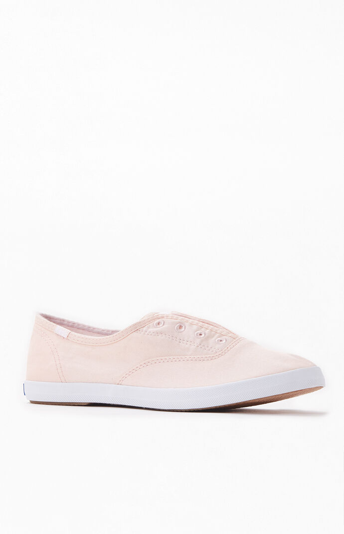 light pink keds