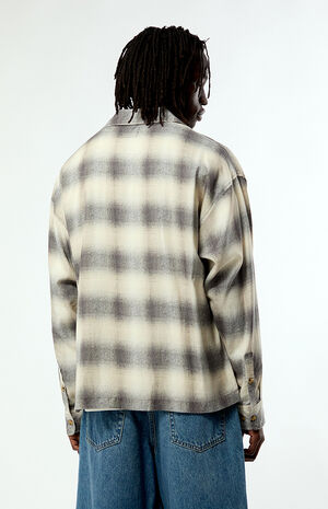 Tune Plaid Print Long Sleeve Shirt image number 4