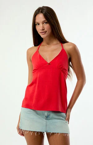 Sunny Days Linen Tank Top image number 1