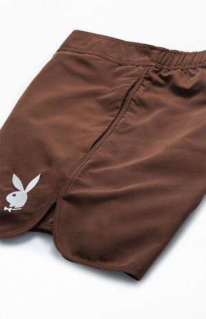 By PacSun 15" Scalloped Swim Trunks image number 4