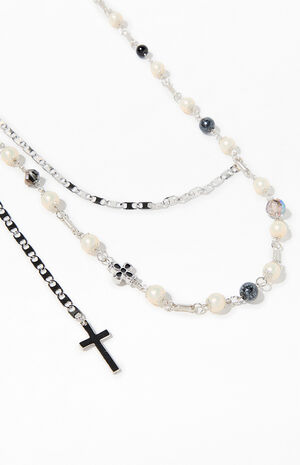 Silver Cross Wallet Chain image number 3