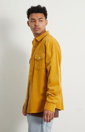 Corduroy Scalloped Shacket image number 3