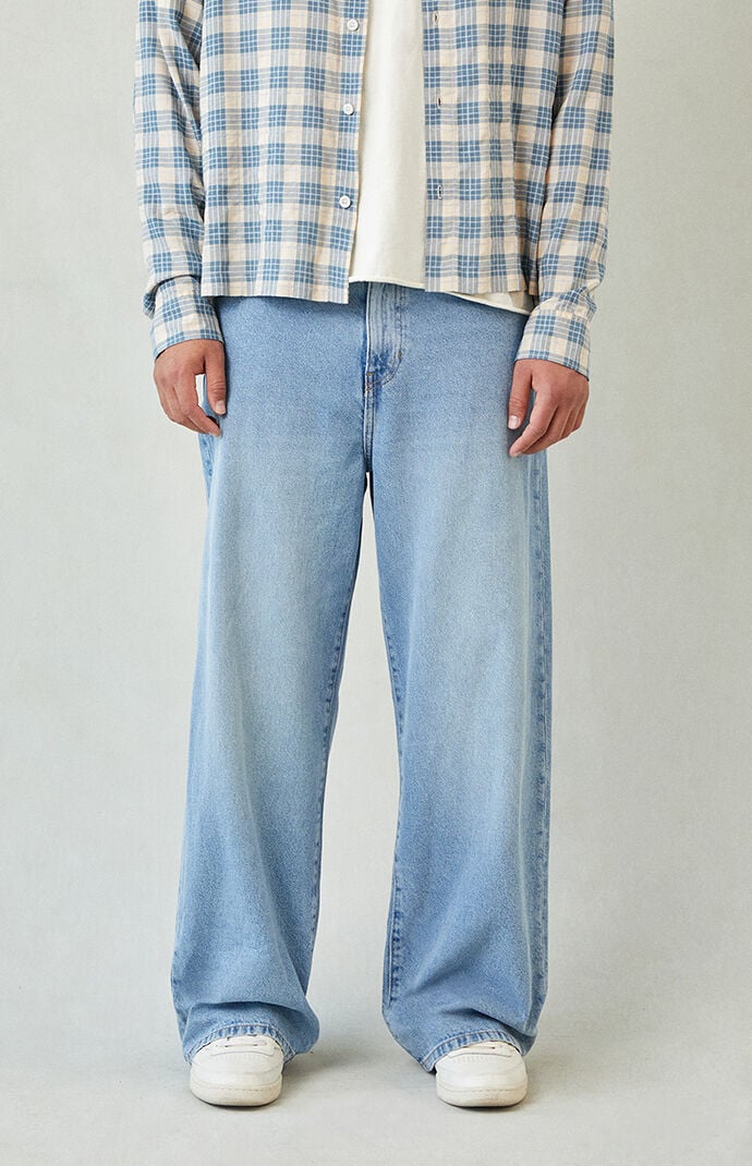 Image: Light Indigo Extreme Baggy Jeans