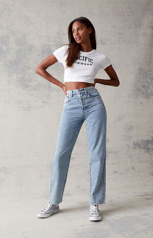 Proposal Rarely Easy to understand PacSun Eco Light Blue Dad Jeans | PacSun