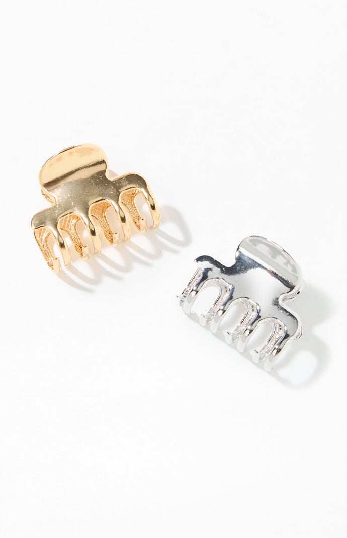 LA Hearts 2 Pack Metal Hair Claw Clips