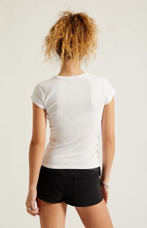 Izzy Ribbed Cinched T-Shirt image number 4