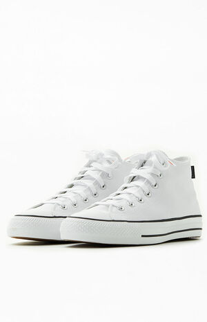 White Chuck Taylor All Star Pro Mid Shoes image number 2
