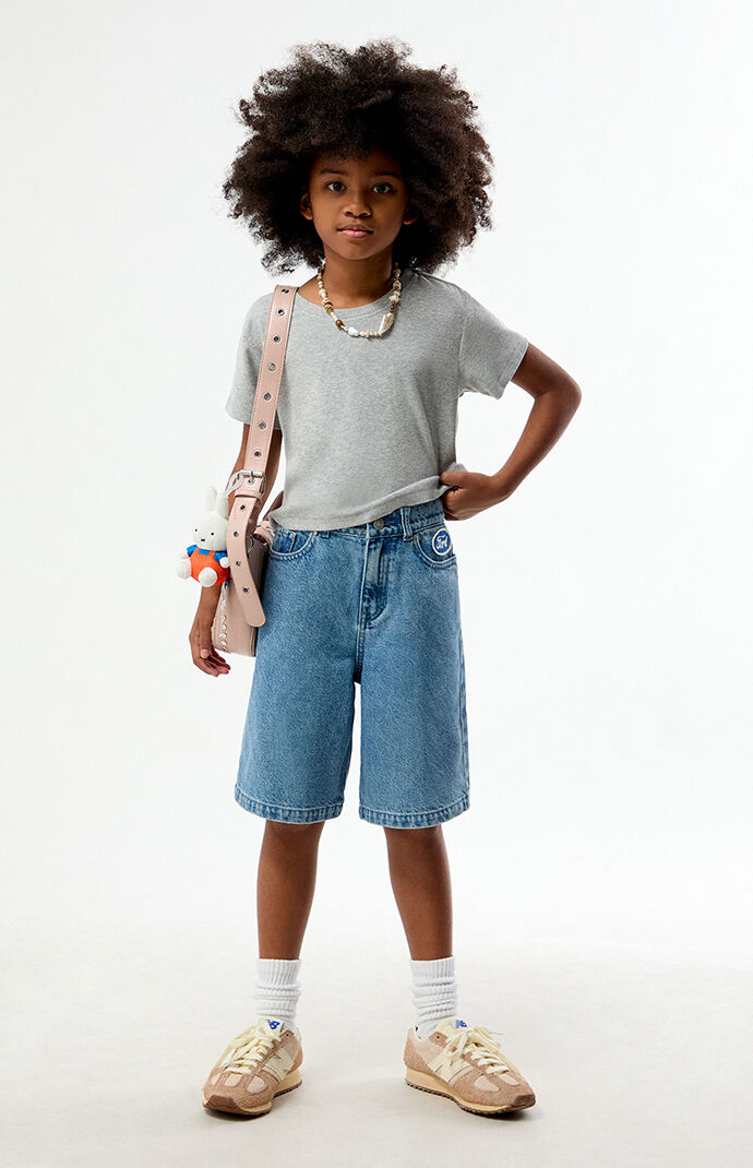FORD Medium Blue Baggy Denim Shorts