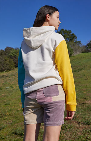 Corduroy Patchwork Volley Shorts image number 4