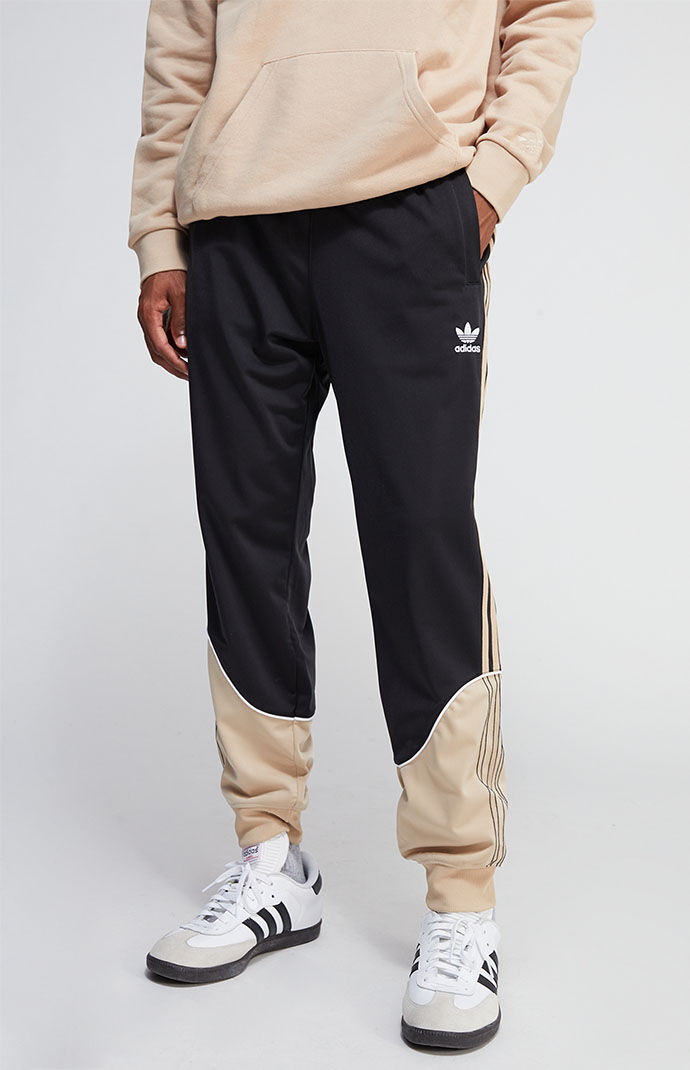 Pacsun side stripe tricot black discount track pants