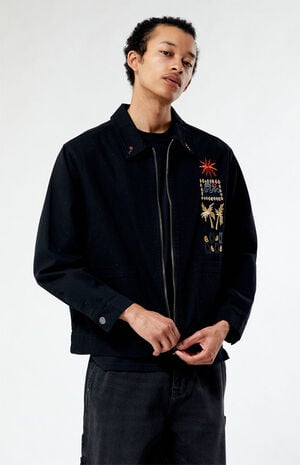PacSun Rider Embroidered Jacket | PacSun