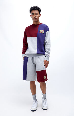 Colorblock Crew Neck Sweatshirt Colorblock Crew Neck Sweatshirt image number null