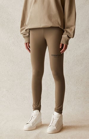 Taupe Athletic Leggings image number 2