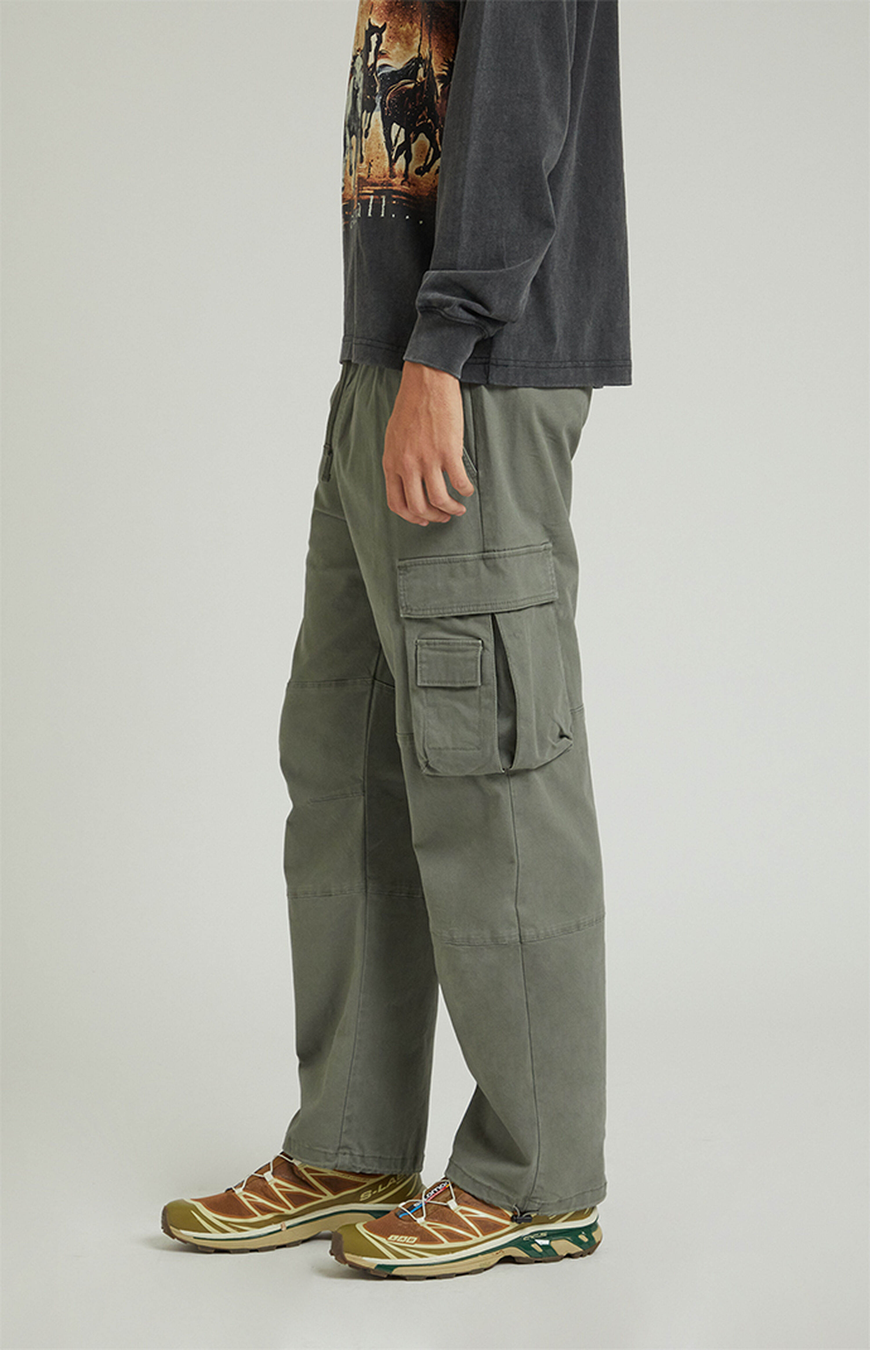 Pacsun Natural Baggy Cargo Pants | Pacsun