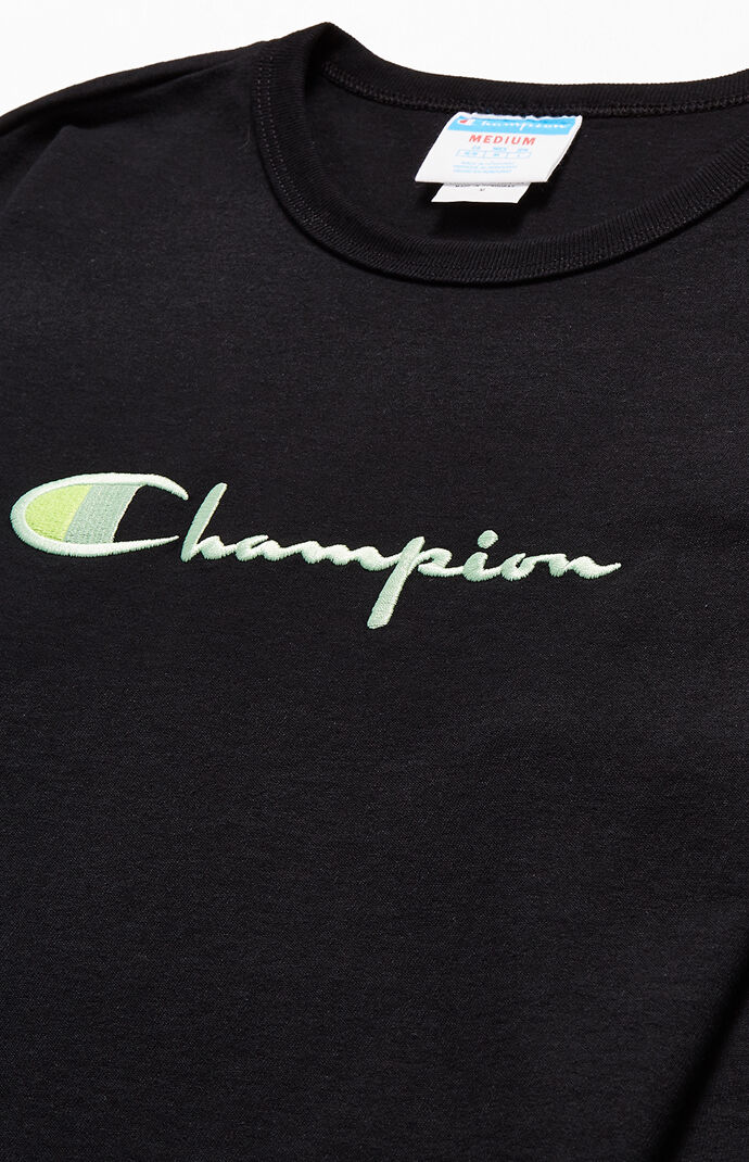 t shirt champion black
