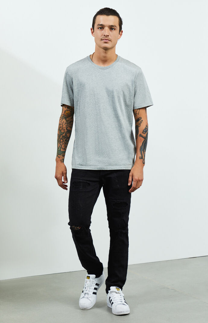 Black Ripped Skinny Jeans