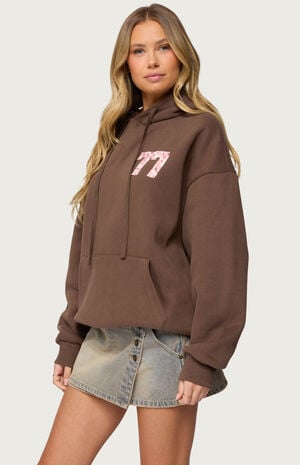 Leopard 77 Oversized Hoodie image number 2