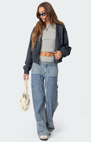 Milly Oversized Cropped Jacket image number 1