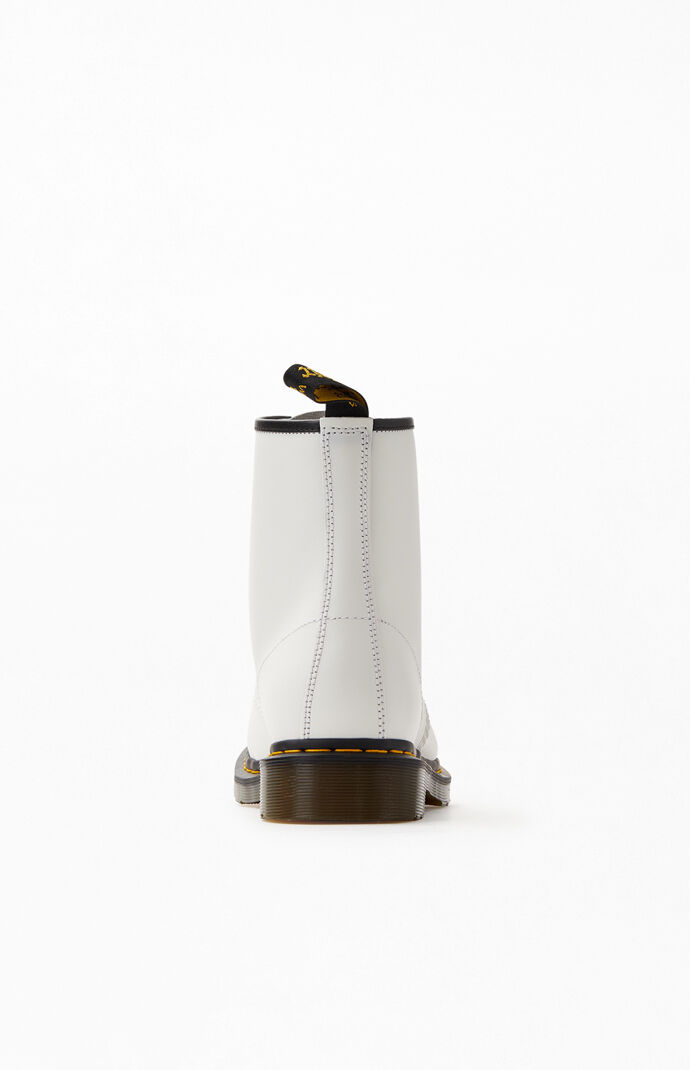 1460 Smooth Leather White Boots
