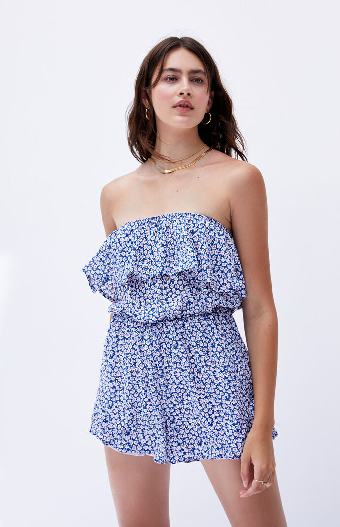 Strapless Romper
