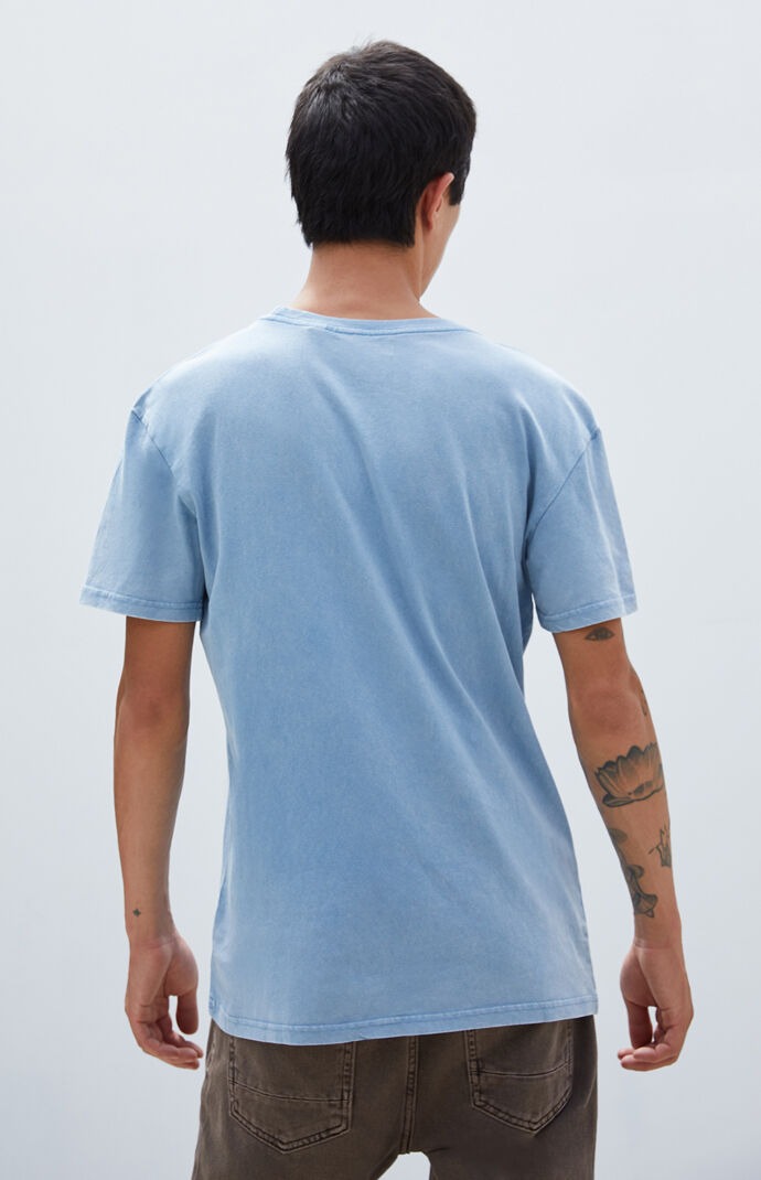 Light Blue Acid Wash T-Shirt