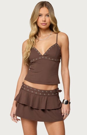 Hailie Grommet Tank Top image number 1