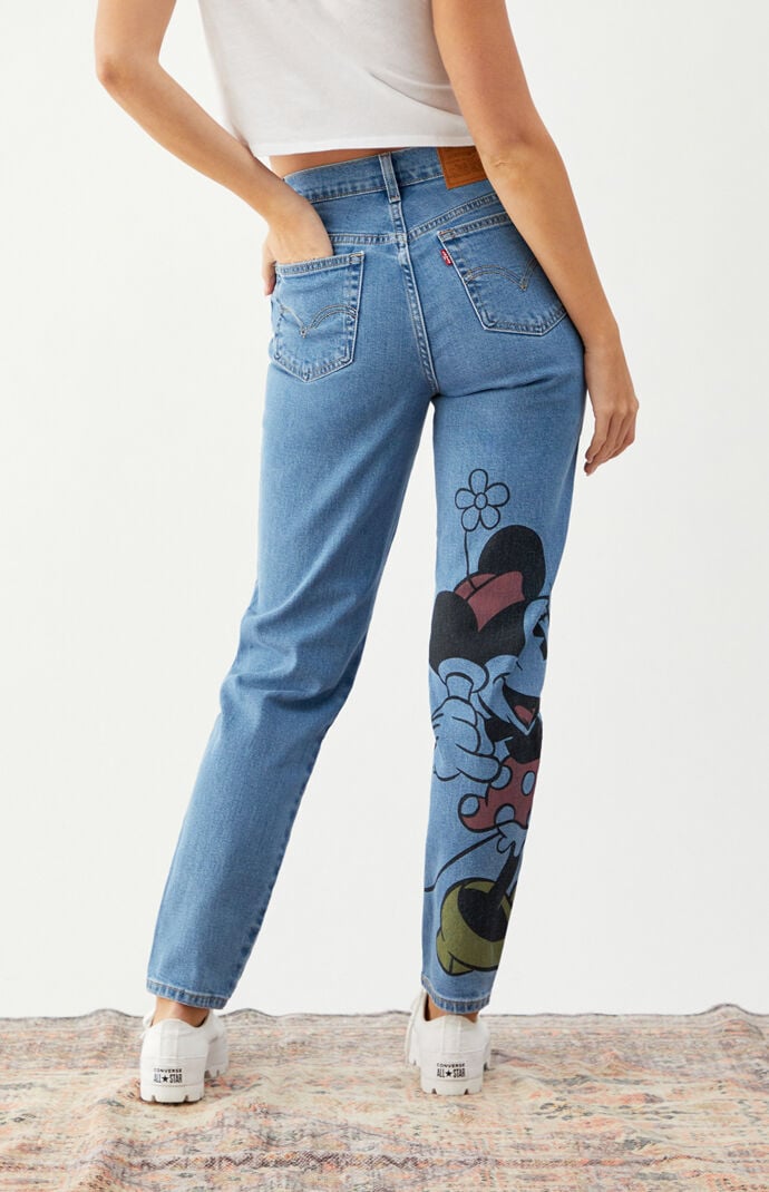 x Disney High Waisted Boyfriend Jeans