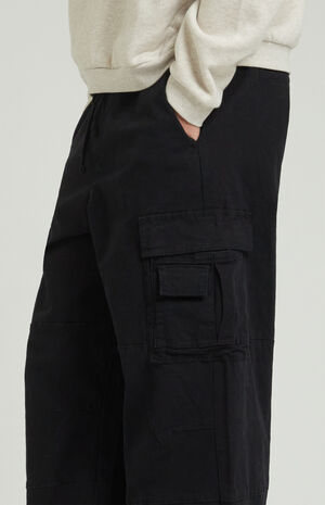Stretch Black Extreme Baggy Cargo Pants Stretch Black Extreme Baggy Cargo Pants image number 4
