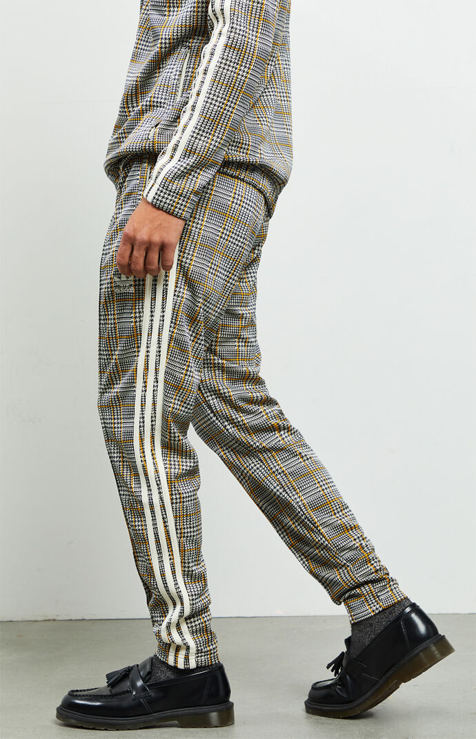 adidas tartan plaid pants