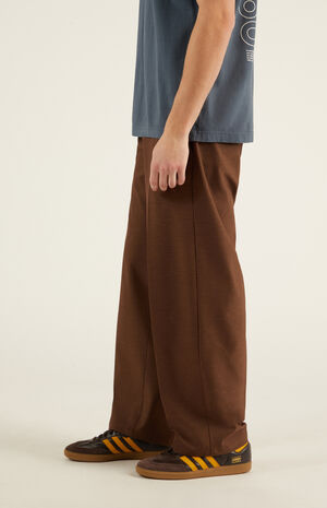 Brown Baggy Trousers image number 4
