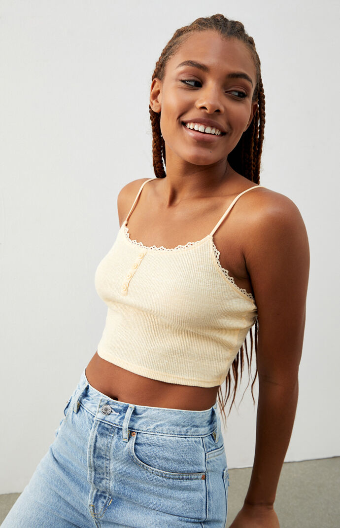 Camila Ribbed Henley Top