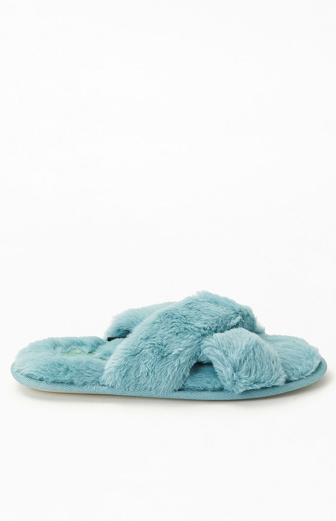 Playboy By PacSun Fuzzy Slippers PacSun