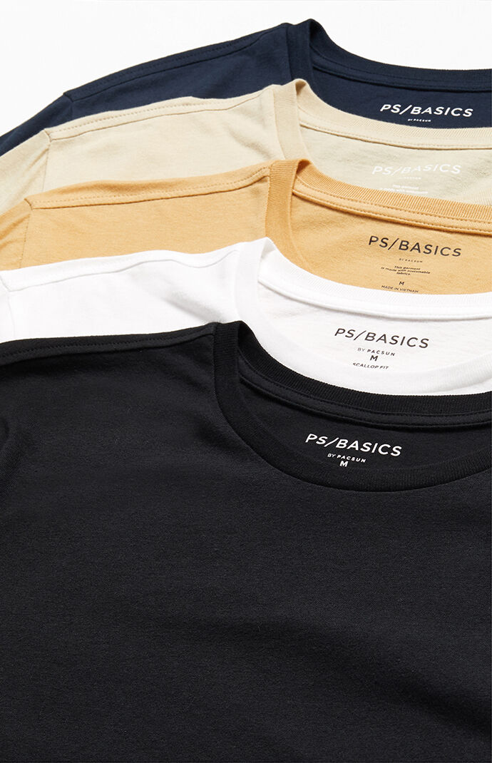 Five Pack Seasonal Scallop T-Shirts