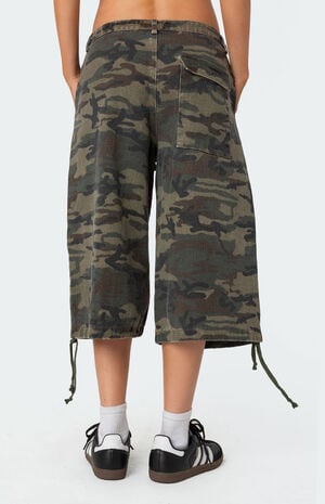 Camo Cargo Bermuda Shorts image number 5