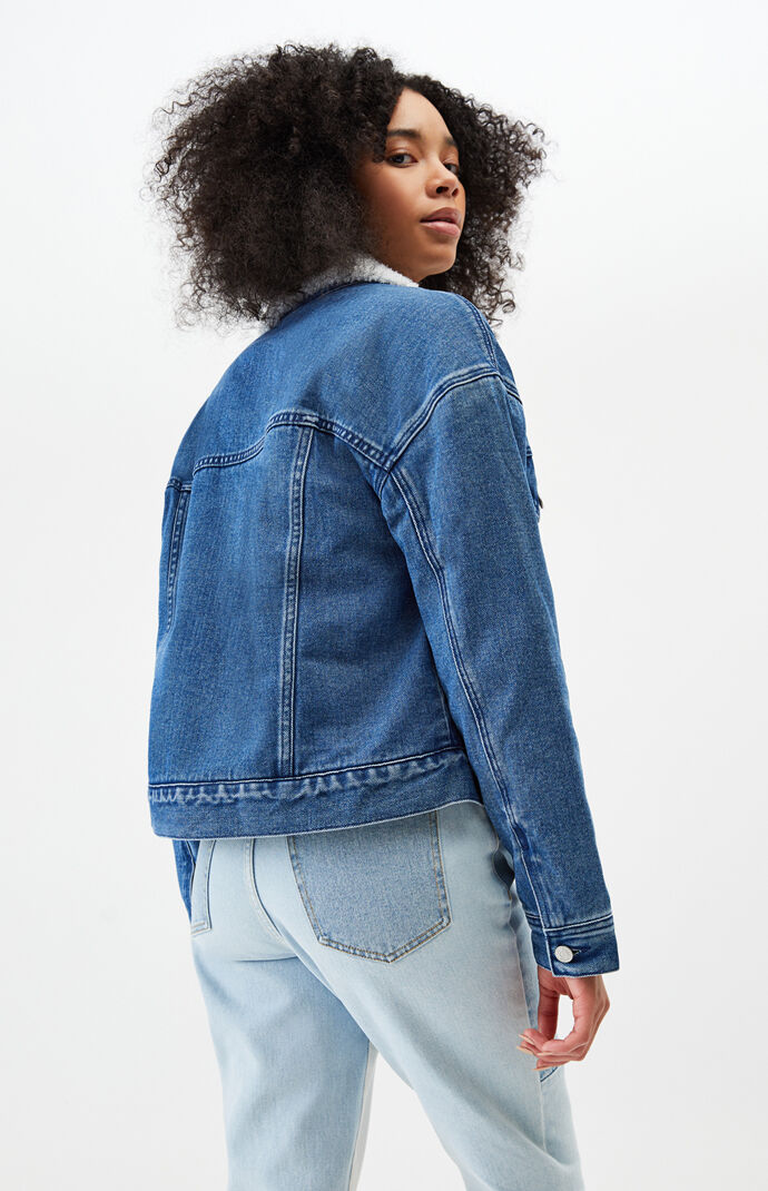 Oversized Sherpa Trucker Jacket