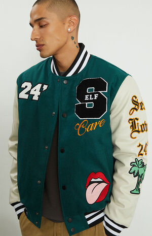 Self-Care Varsity Jacket image number 1