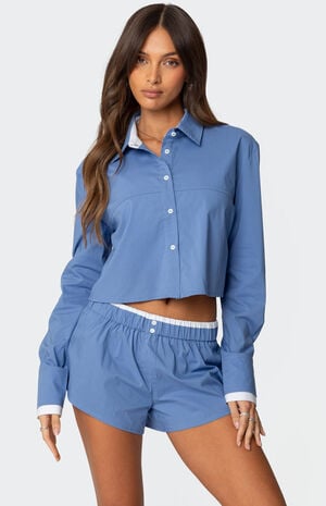 Danette Oversized Button Up Shirt image number 1