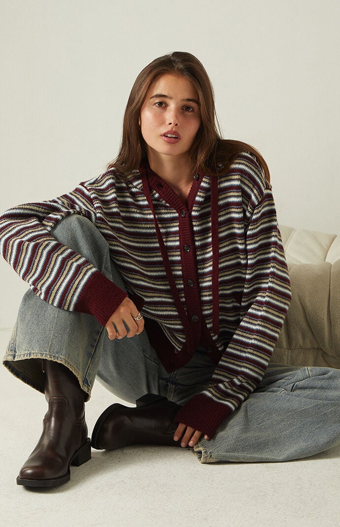 Your Favorite Karoline Hooded Button Down Cardigan