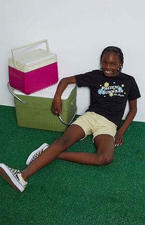 Eco Green Denim Shorts image number 1