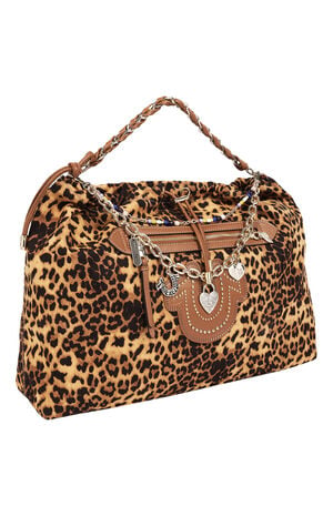 Leopard Print Soft Hobo Bag image number 2