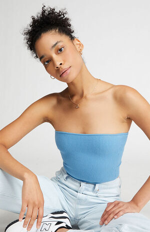 Basic Sweater Tube Top image number 1