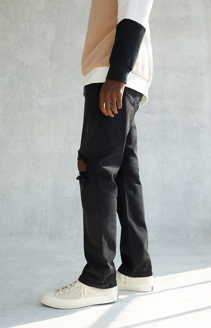 Loose Comfort Black Jeans
